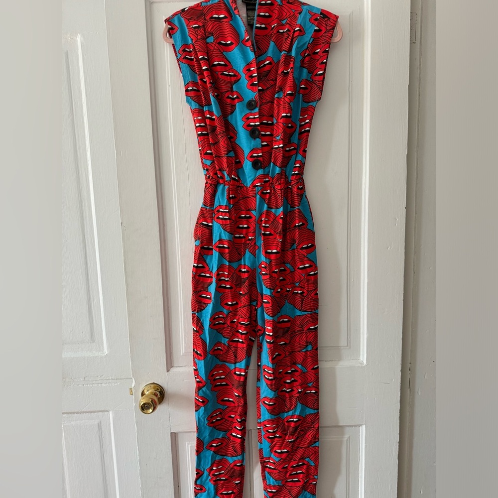 NOOWORKS mouth print bodysuit